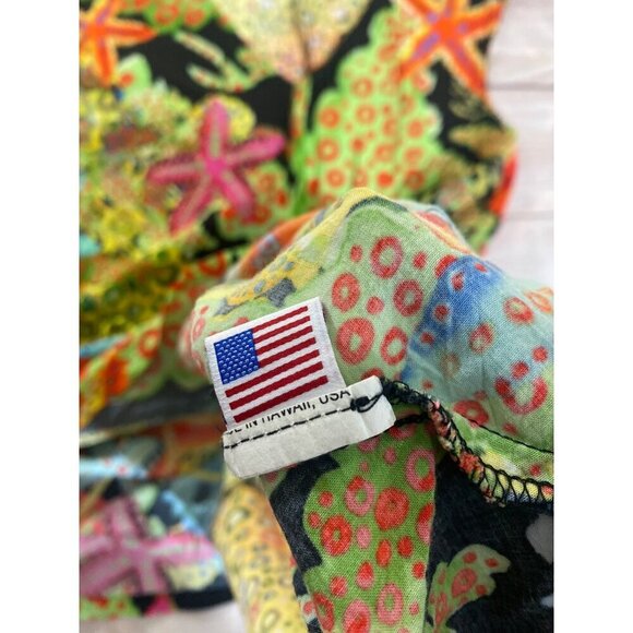 Jams World Women's Starfish Multi Color Sleeveless Sun Dress - Small - Picture 10 of 12